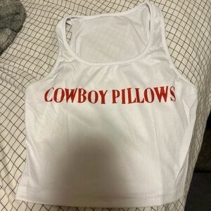 cowboy pillows tank top
